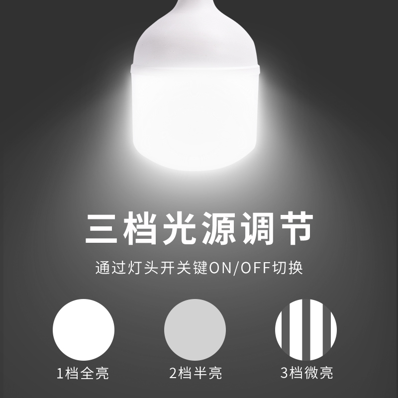 充电灯泡led灯应急灯夜市灯摆摊灯地摊超亮停电备用灯家用户外灯