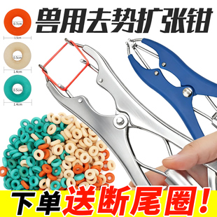 羊用断尾圈不锈钢扩张钳猪断尾钳小羔羊断尾皮圈兽用无血剪尾皮筋