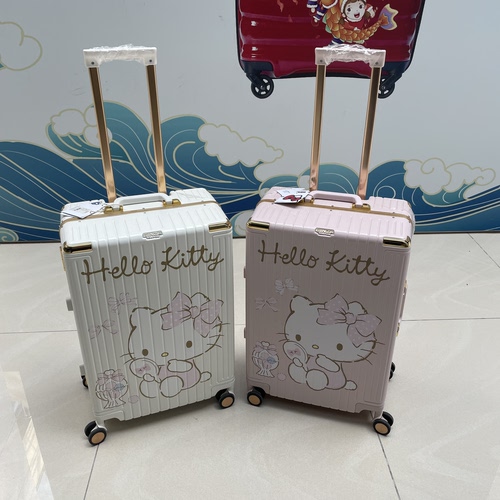 HelloKitty联名行李箱女学生可爱粉色20寸登机拉杆箱kt猫28旅行箱