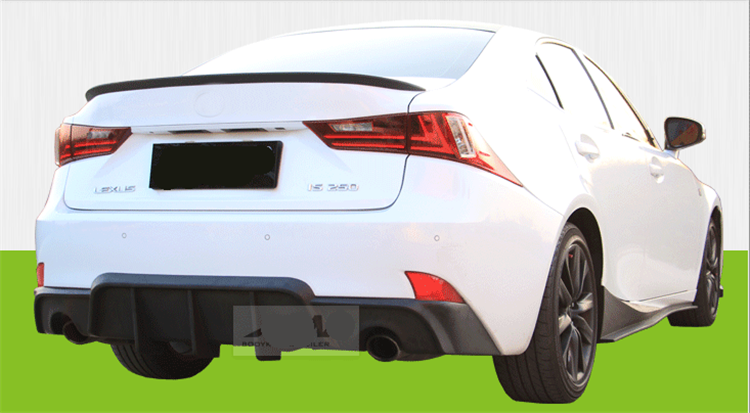 适用于雷克萨斯IS250/IS350F-sport改装小包围前唇后唇侧裙尾翼PU