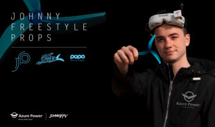 花飞大神Johnny 联名5寸3叶桨FPV穿越机耐炸新品AZURE POWER桨叶