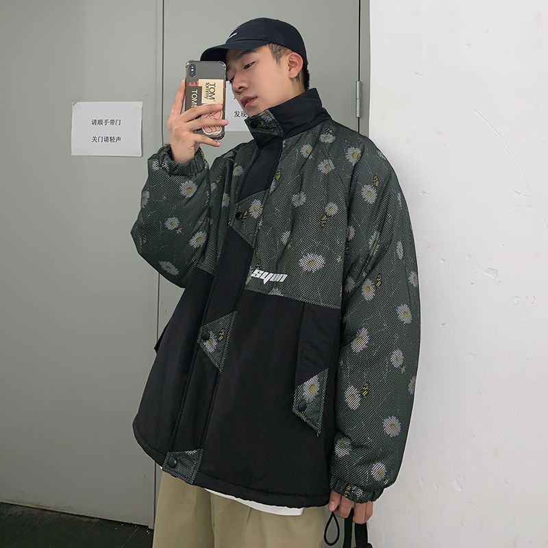 Winter casual cotton clothing (A72% nylon 28% cotton B100% polyester)