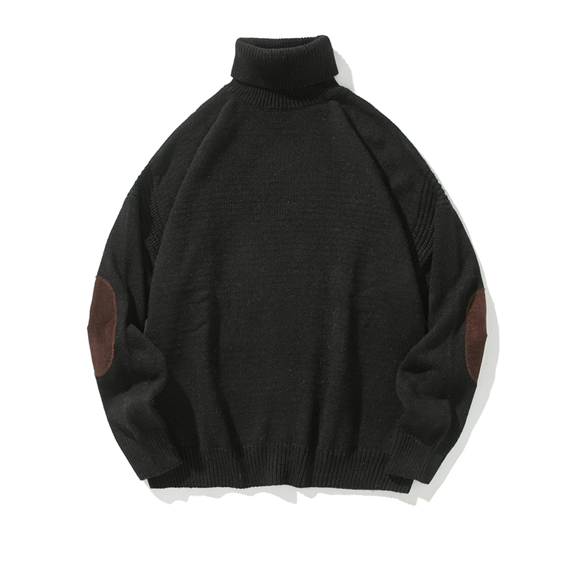 Winter basic high neck sweater polyester