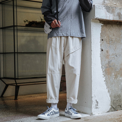 秋季新款休閒顯瘦百搭褲男棉