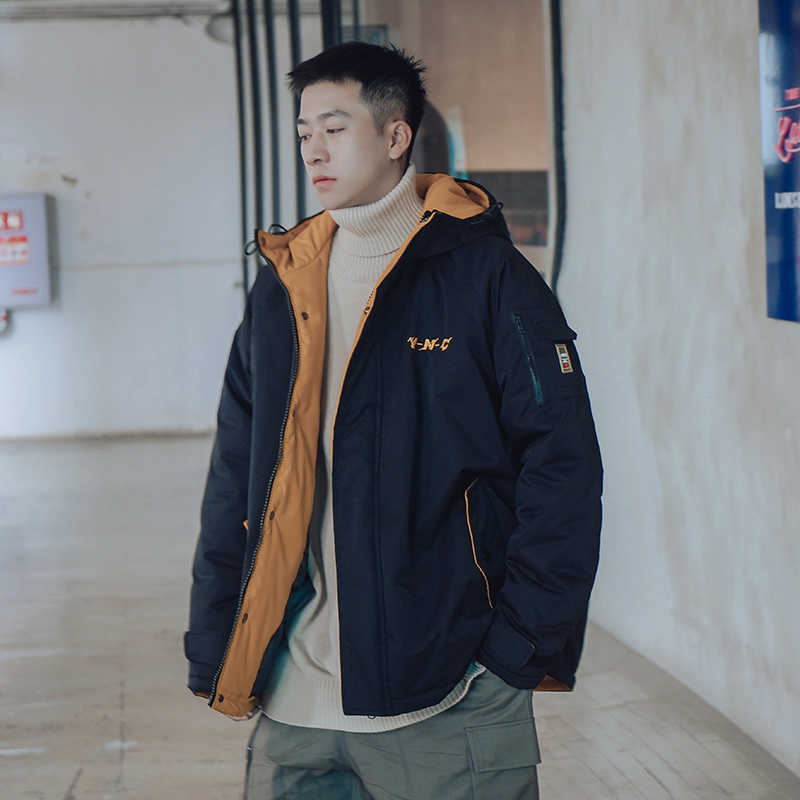 Winter hooded casual cotton (100% polyester)