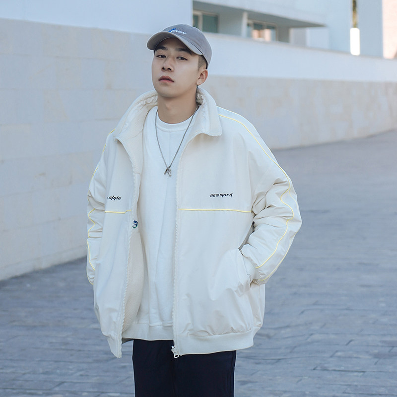 冬休休閒兩面穿棉服 （100%滌輪）