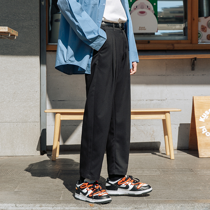 Men's casual pants for spring tooling (60% rayon 36% polyester 4% spandex)