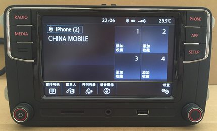 大众PQ平台6.5寸MIB主机德赛西威天宝187B百度carlife苹果carplay