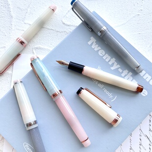 金豪82钢笔半透明哈基咪系列三花布偶猫硬笔书法练字用拼色君子剑