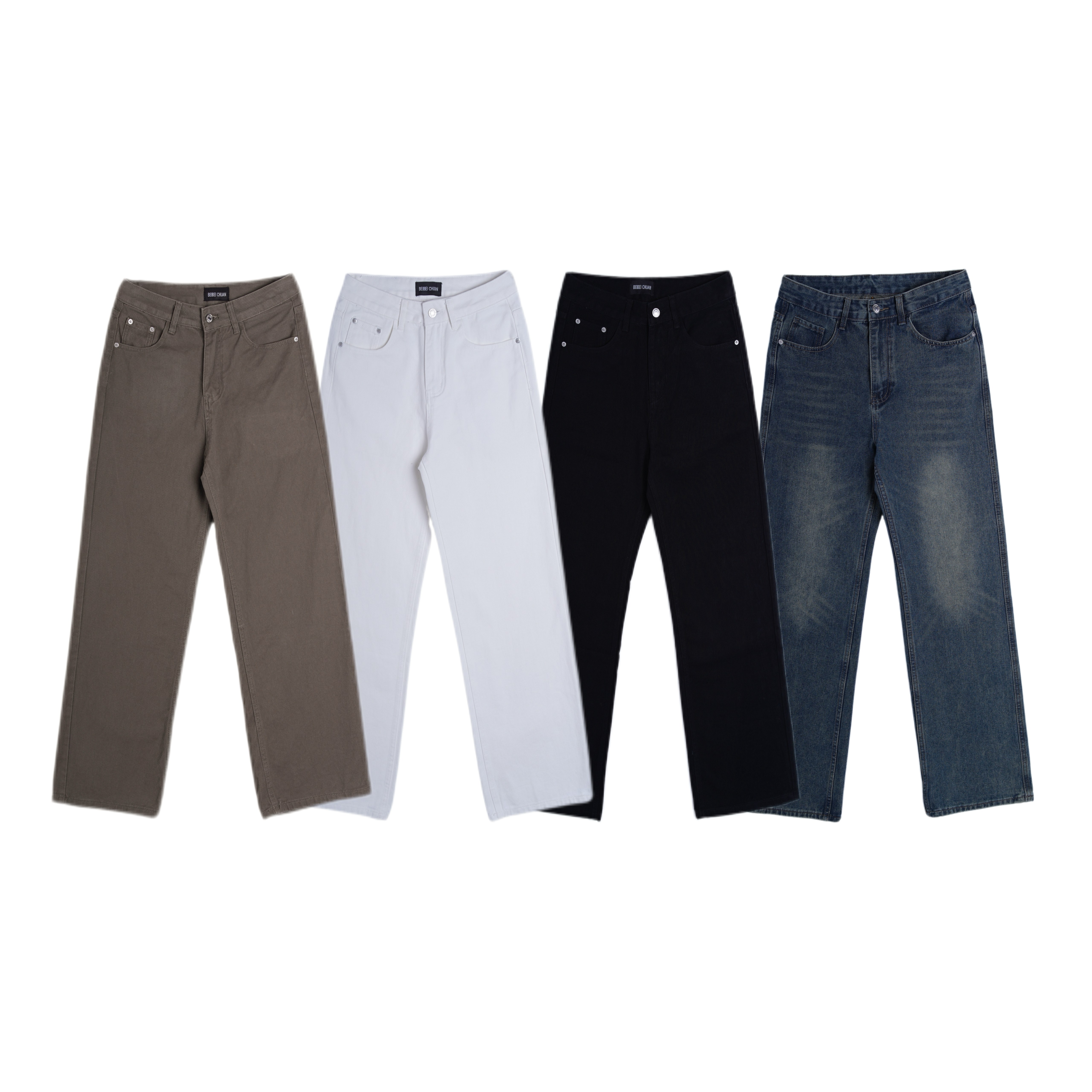 BBC【美式直筒牛仔裤】2025秋冬季直筒牛仔裤垂感简约男生直筒裤