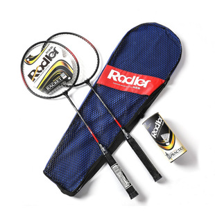 铁合金攻击型羽毛球拍双拍拍套装正品成人男女耐用儿童初学生训练