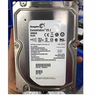 全新 DELL ST33000650SS ES.2 3T SAS 7.2K 3.5硬盘091K8T 055H49