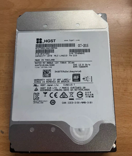 HUH721010AL5200 0通电 服务器硬盘 3.5寸 SAS 日立 10T
