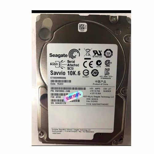 全新 原装 Seagate/希捷ST900MM0006 900G 10K 2.5 SAS硬盘02RR9T