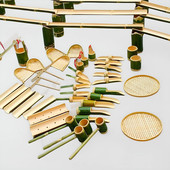 幼儿园戏水玩具小孩子玩水工具幼儿园沙水池竹水渠流水器材道具