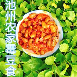池州农家九华风味手工自制霉豆食黄豆酱香辣豆酱下饭菜小时候味道