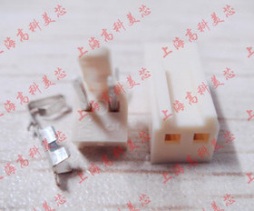 接插件白色插座2510-2TL 2芯 2PIN弯针间距2.54MM 特价 10套4元