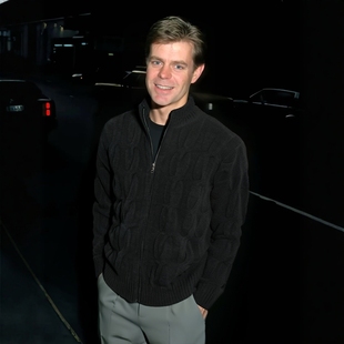 弗兰克同款麻花拉链立领针织开衫慵懒风连帽毛衣外套潮流男女同款