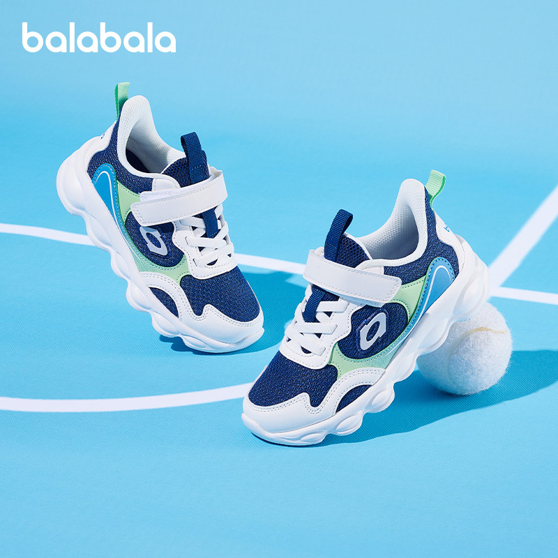 巴拉巴拉儿童运动鞋男童女童轻便跑鞋宝宝网布鞋秋季新款童鞋