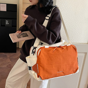 户外出行运动手提包新款短途旅行包女生颜值简约休闲旅行行李包