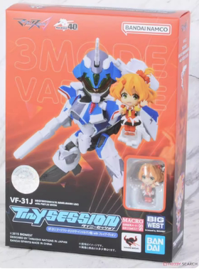 万代 TINY SESSION 超时空要塞VF-31J疾风芙蕾雅VF-31F梅萨要现货