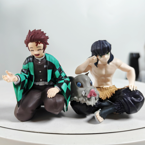 现货 万代 鬼灭之刃 坐姿人偶 炭治郎和伊之助 扭蛋玩偶 摆件,模玩/动漫/周边/娃圈三坑/桌游,盒蛋/扭蛋/联名摆件,淘宝优惠券,粉丝福利购,淘宝优惠卷