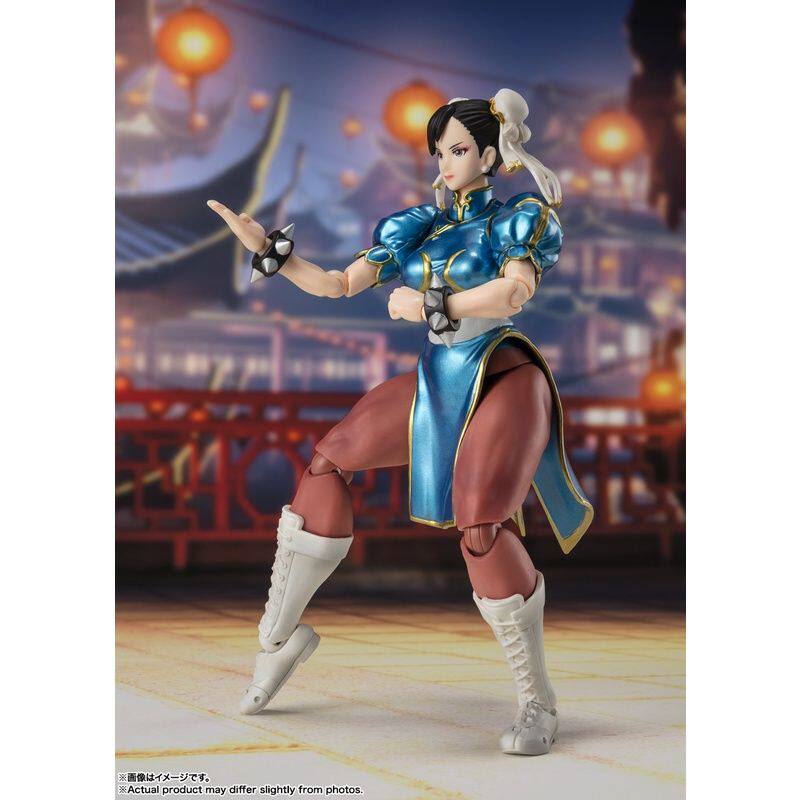 万代 SHF 街头霸王 春丽 街霸 Outfit2 可动手办 现货