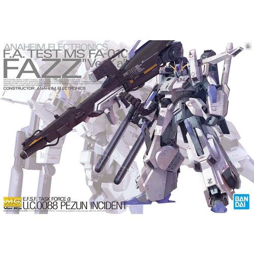 万代 MG 1/100 FAZZ Ver.Ka 卡版 全装备 法兹高达ZZ 拼装模型