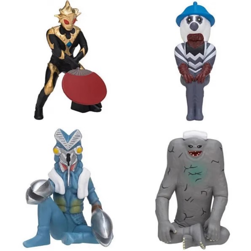 包邮现货 万代 扭蛋 奥特怪兽桑拿造型摆件公仔奥特曼微缩小手办