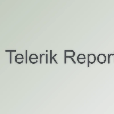 Telerik Reporting