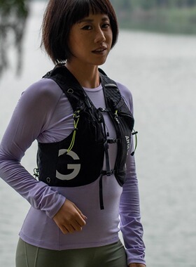 Des FR可机洗高强度越野跑步网眼设计美利奴羊毛T恤长袖速干衣女