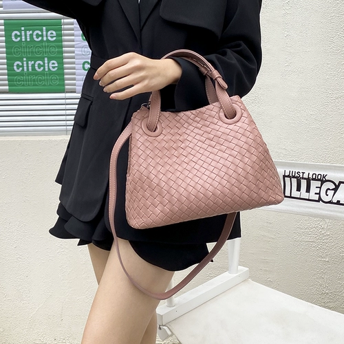 Плетеная небольшая сумка, 28см, 12см, высота 20 см