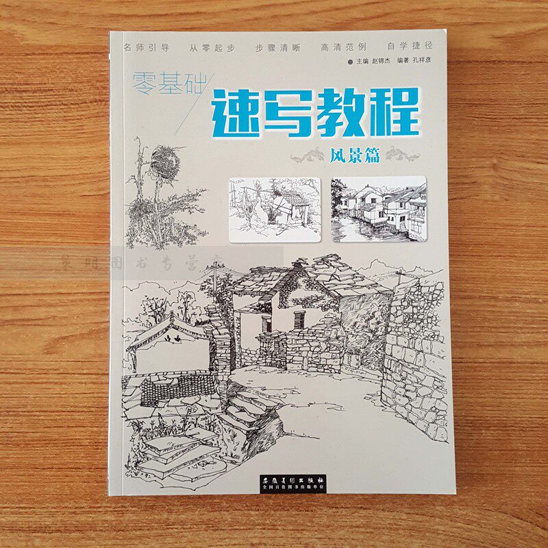 库存清仓 正版 零基础 速写教程 风景篇 名师引导 从零起步 中小学生
