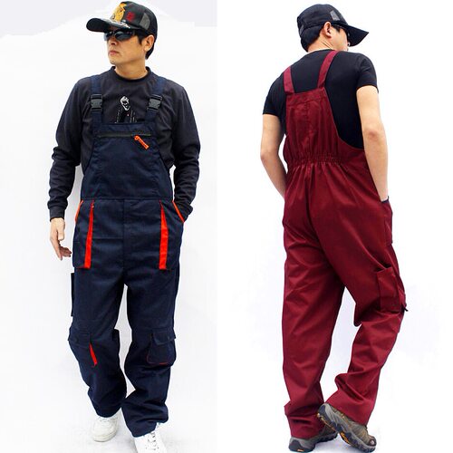 宽松大码连体服棉混纺布结实耐磨