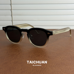 高品质复古板材太阳眼镜防紫外线开车港风古着墨镜可配近视度数