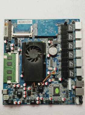 6网口D525主板ITX-WASLAN-P低工耗ros维盟D52SL防火墙ZA-525N6S板