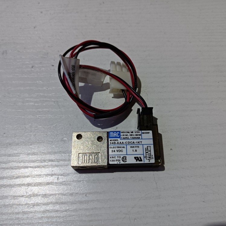 美国MAC 电磁阀 34B-AAA-GDCA-1KT 24VDC 成色漂亮