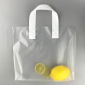 加厚磨砂哑光透明塑料袋包装 店袋 袋手提袋化妆品礼品袋购物袋服装