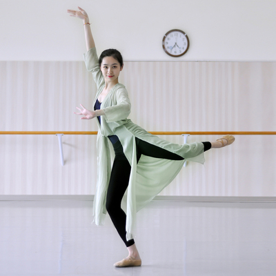 古典舞练功服女成人飘逸古风外披