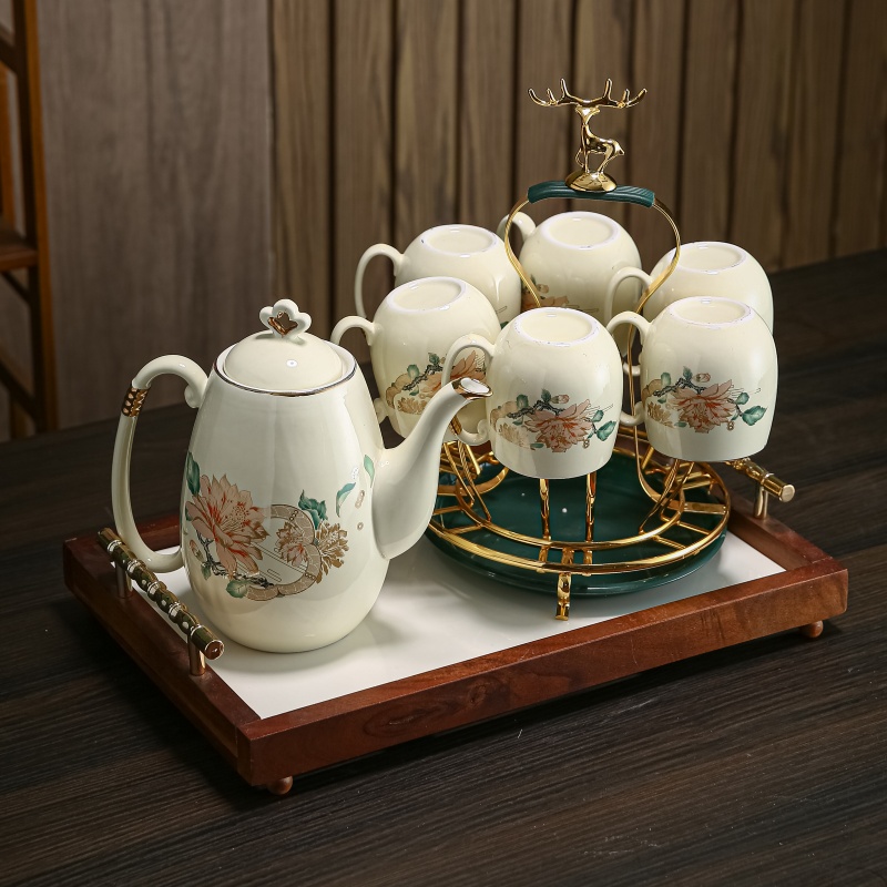 新中式茶具水具套装带托盘送礼