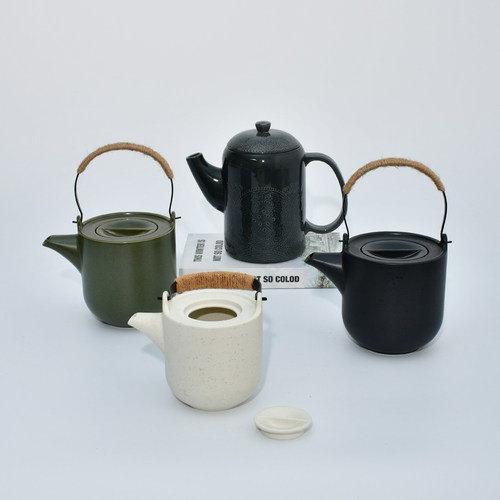 所见所得陶瓷大号茶壶 家用大容量泡茶壶单壶凉水壶欧式水壶微瑕