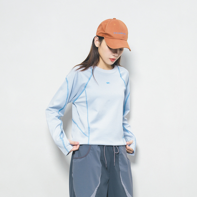 户外哈苏线速干透气抗菌长袖T恤