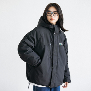 Epicsocotra25冬装户外工装宽松90白鸭绒三合一冲锋衣羽绒服 男女