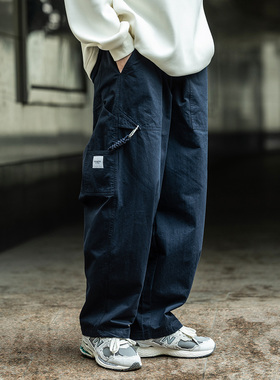 Epicsocotra23SS春装日系复古户外直筒工装裤 男女情侣款式休闲裤