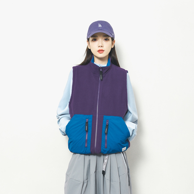 秋冬山系复古两面穿摇粒绒马甲