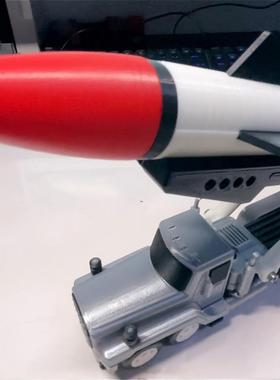 红警2红色警戒V3火箭车导弹车苏联单位3D打印模型可遥控游戏周边