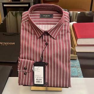 专柜780 雅戈尔男士衬衣秋款商务免烫长袖衬衫YLDD125176NFY正品