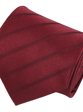 雅戈尔男士时尚配饰商务休闲婚礼领带工作团购红色斜纹70454-421