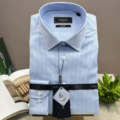 雅戈尔新款男士DP免烫长袖衬衫