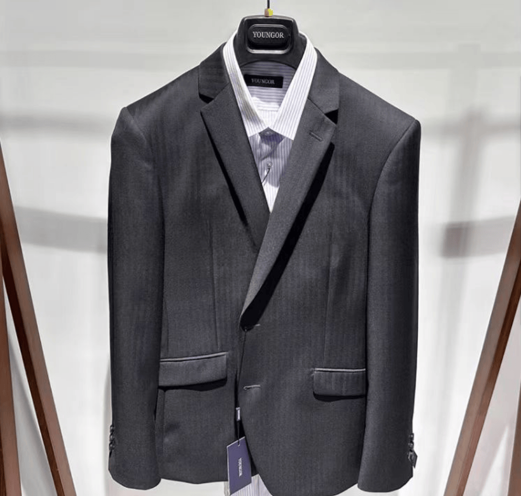 雅戈尔专柜2280元男西服黑色春秋款绵羊毛西装修身版型20008AJY,男装,休闲西服,淘宝优惠券,粉丝福利购,淘宝优惠卷